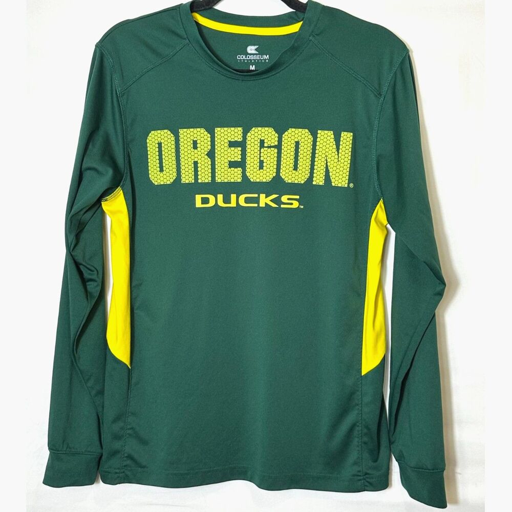 Colosseum Athletics Men's Univ of Oregon Ducks Long Sleeve Tee Size M Athletic